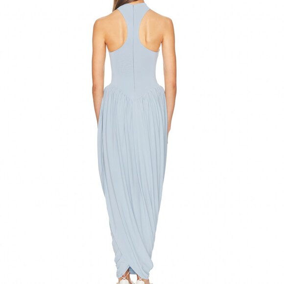 HELSA THE DUCHESS BLUE Blue Midi Dress - Picture 4 of 9